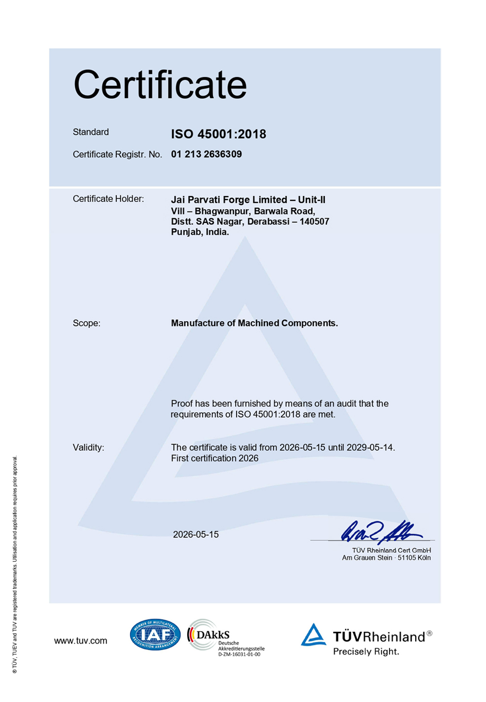 Certificate 6